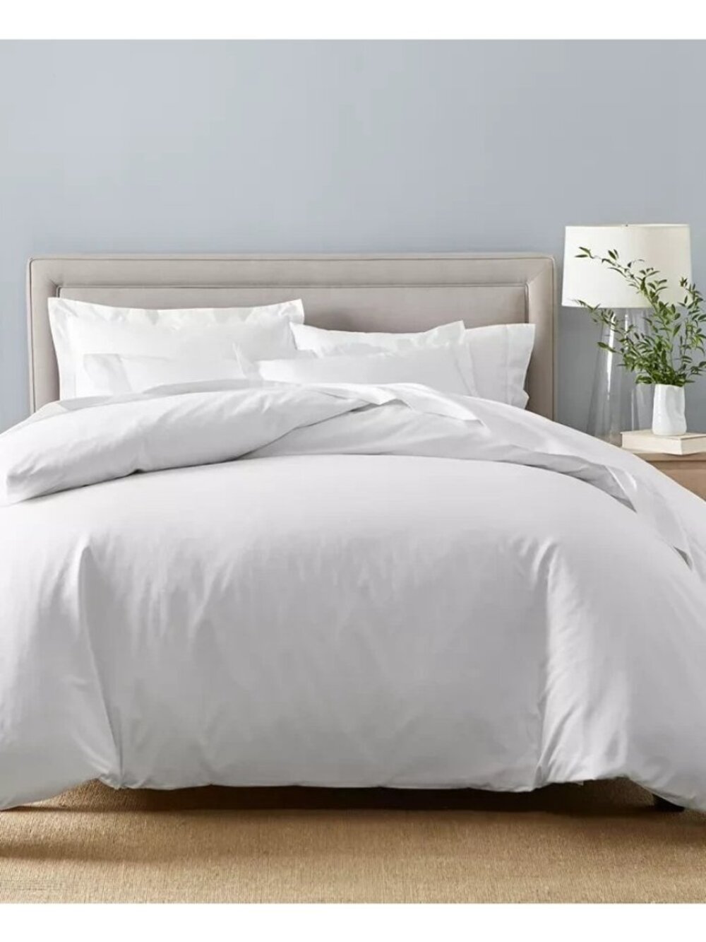 Charter Club 550 Thread Count 100% Cotton 3-Pc. Duvet Cover Set, Full/Queen $220